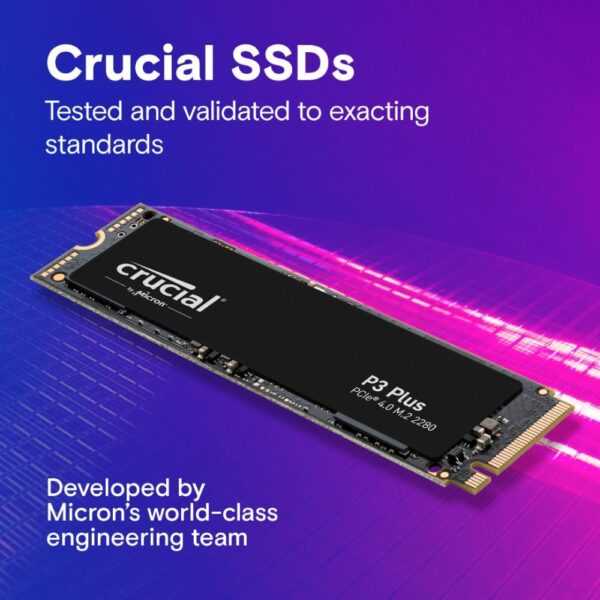 Crucial P3 Plus 1TB PCIe NVMe M.2 SSD Hard Drive Only REFURBISHED - Image 2