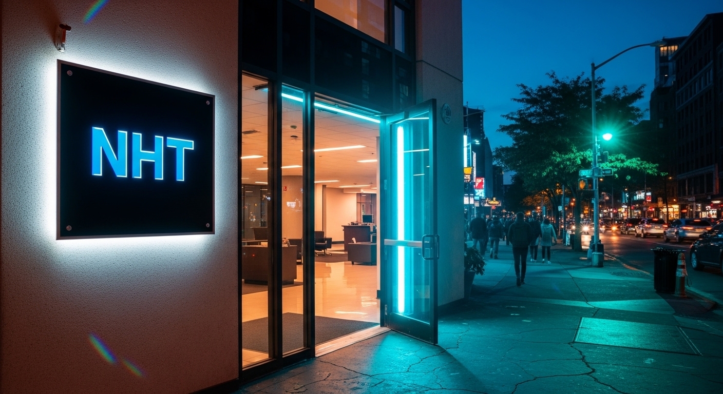 New Horizon Technology Exterior Street Scene Web Design Page