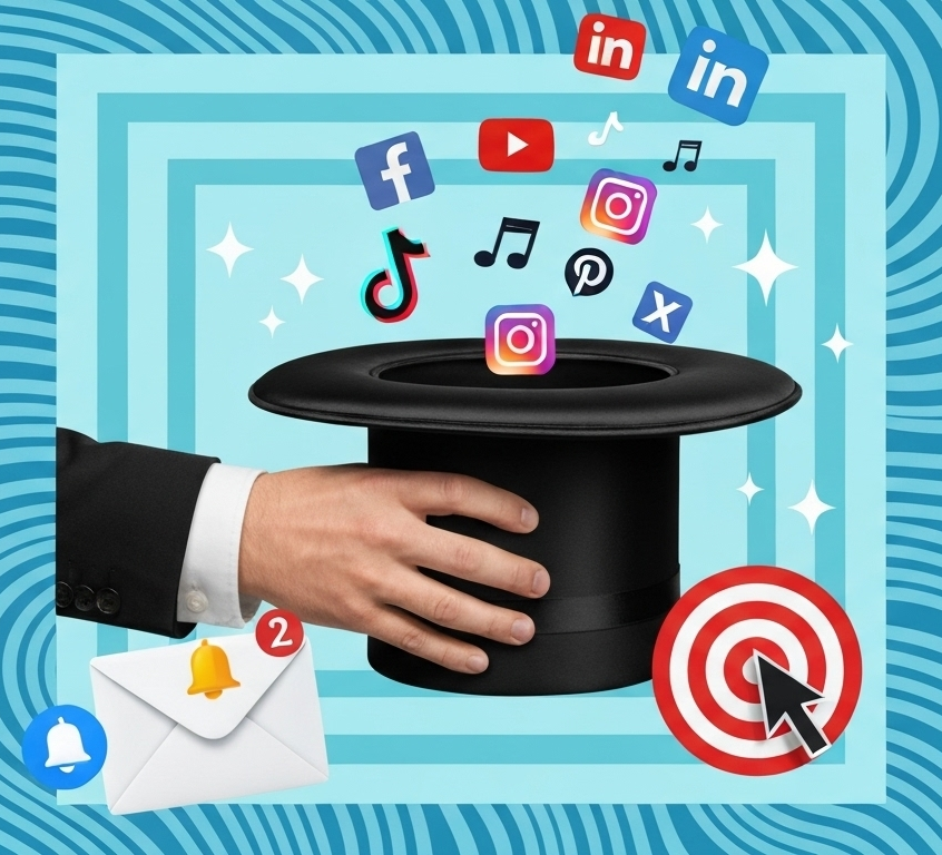 New Horizon Technology Social Media Image Web Design Page