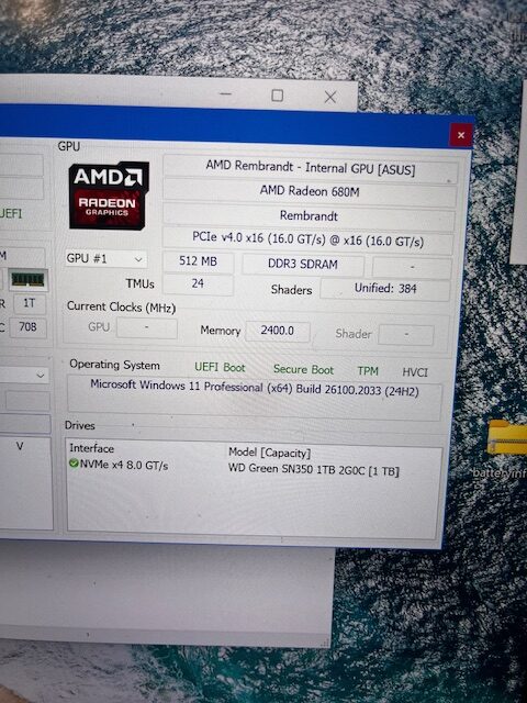 ASUS ROG Zephyrus 14” Gaming Laptop with 1 TB NVME SSD, AMD Ryzen 9 6900HS CPU, 16GB DDR5 RAM, AMD Radeon RX 6700S Graphics, White, Windows 11 PRO and Microsoft Office 2021 Computer Only SN NBNRKD005677458 REFURBISHED - Image 10