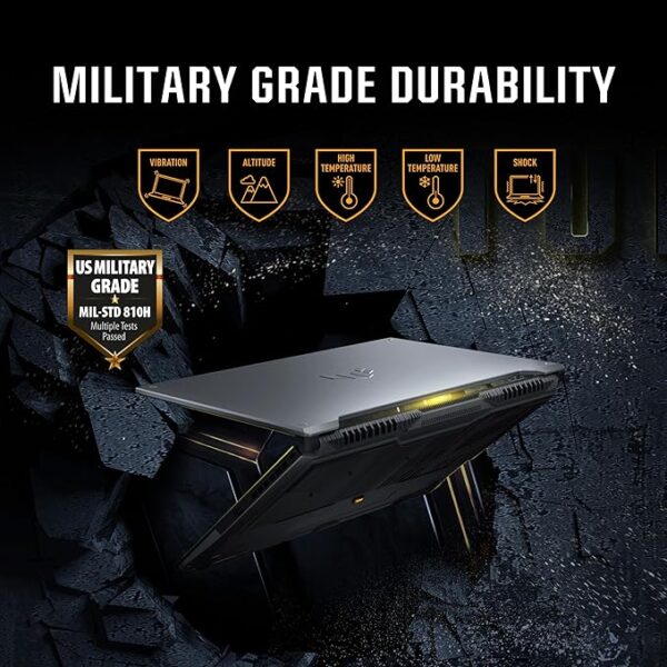 ASUS TUF Gaming F16 Gaming Laptop with 2 TB NVME SSD, 32GB DDR5 RAM, NVIDIA® GeForce RTX™ 4050 GPU, 16” FHD+ 144Hz IPS-Level 16:10 Display, Intel® Core™ 5 210H Processor, Wi-Fi 6, Windows 11 Pro, Lifetime Version Microsoft Office REFURBISHED - Image 6