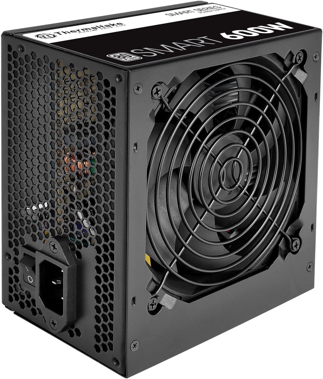 Thermaltake SMART 600W ATX 12V V2.3/EPS 12V 80 Plus Certified Active PFC Power Supply PS-SPD-0600NPCWUS-W - Image 3