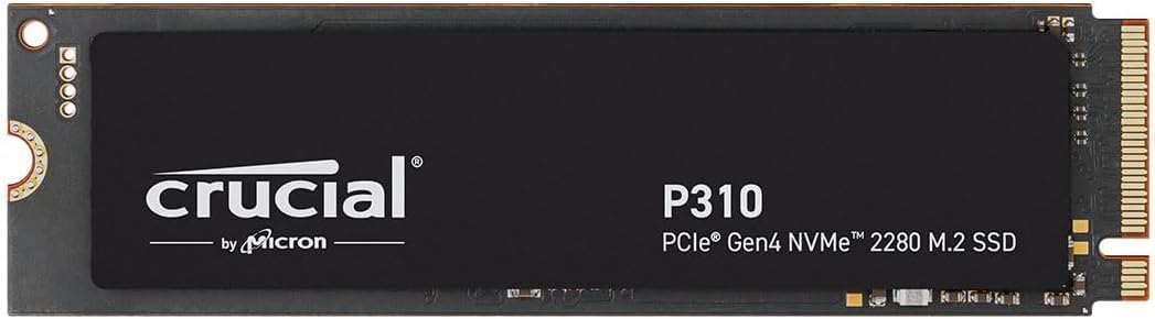 Crucial P310 1TB PCIe Gen4 2280 NVMe M.2 SSD Hard Drive Only REFURBISHED