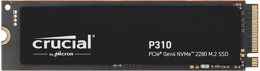 Crucial P310 2TB PCIe Gen4 2280 NVMe M.2 SSD Hard Drive Only REFURBISHED