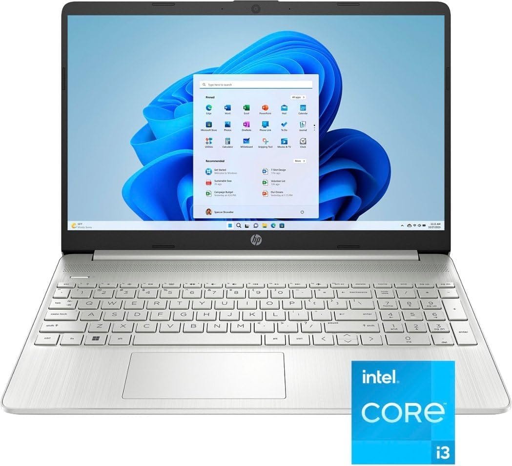 HP 15.6″ Touch-Screen Laptop 15-dy5113dx with Intel i3-1215U CPU, WD BLUE 1TB NVME SSD, 16GB RAM, Windows 11 PRO and Microsoft Office 2021 Computer Only SN 5CD435JVL0 BRAND NEW SOLD AS REFURBISHED
