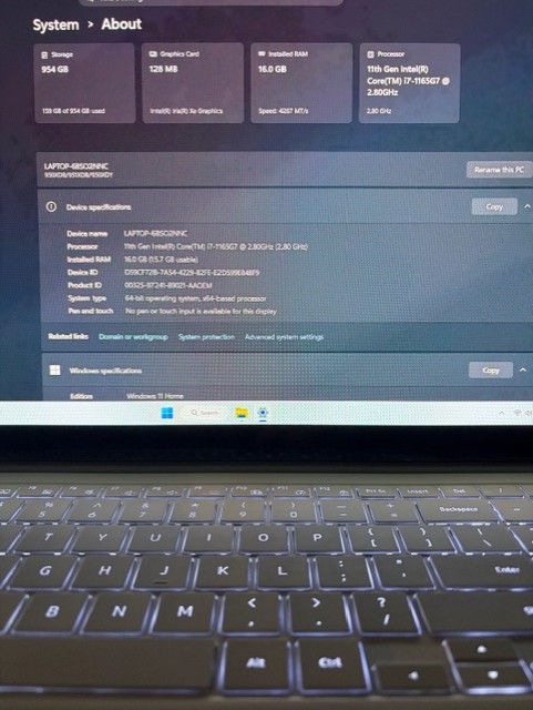 Samsung Galaxy Book Pro 15.6” Laptop with Intel i7-1165G7 CPU, 500GB NVME SSD, 16GB RAM, Windows 11 PRO and Microsoft Office 2024 Computer Only SN 4WP99FFR701003W REFURBISHED GRADE A LIKE NEW! - Image 8