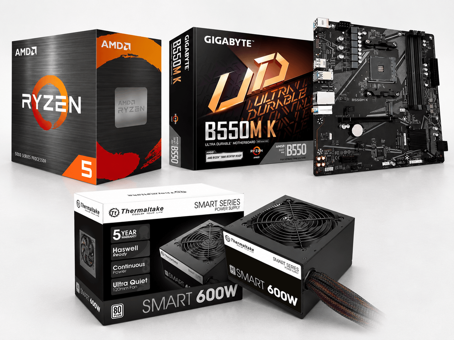 Parts and Software Bundle for NZXT H5 Flow Case SN 37262N63602946 BRAND NEW SOLD AS REFURBISHED