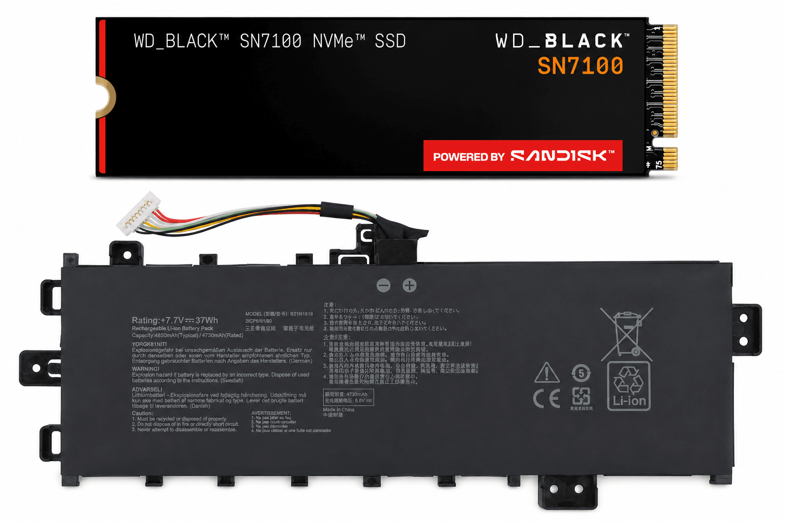 Parts Bundle for ASUS Vivo Book 17 SN MAN0CV02E091407 BRAND NEW SOLD AS REFURBISHED