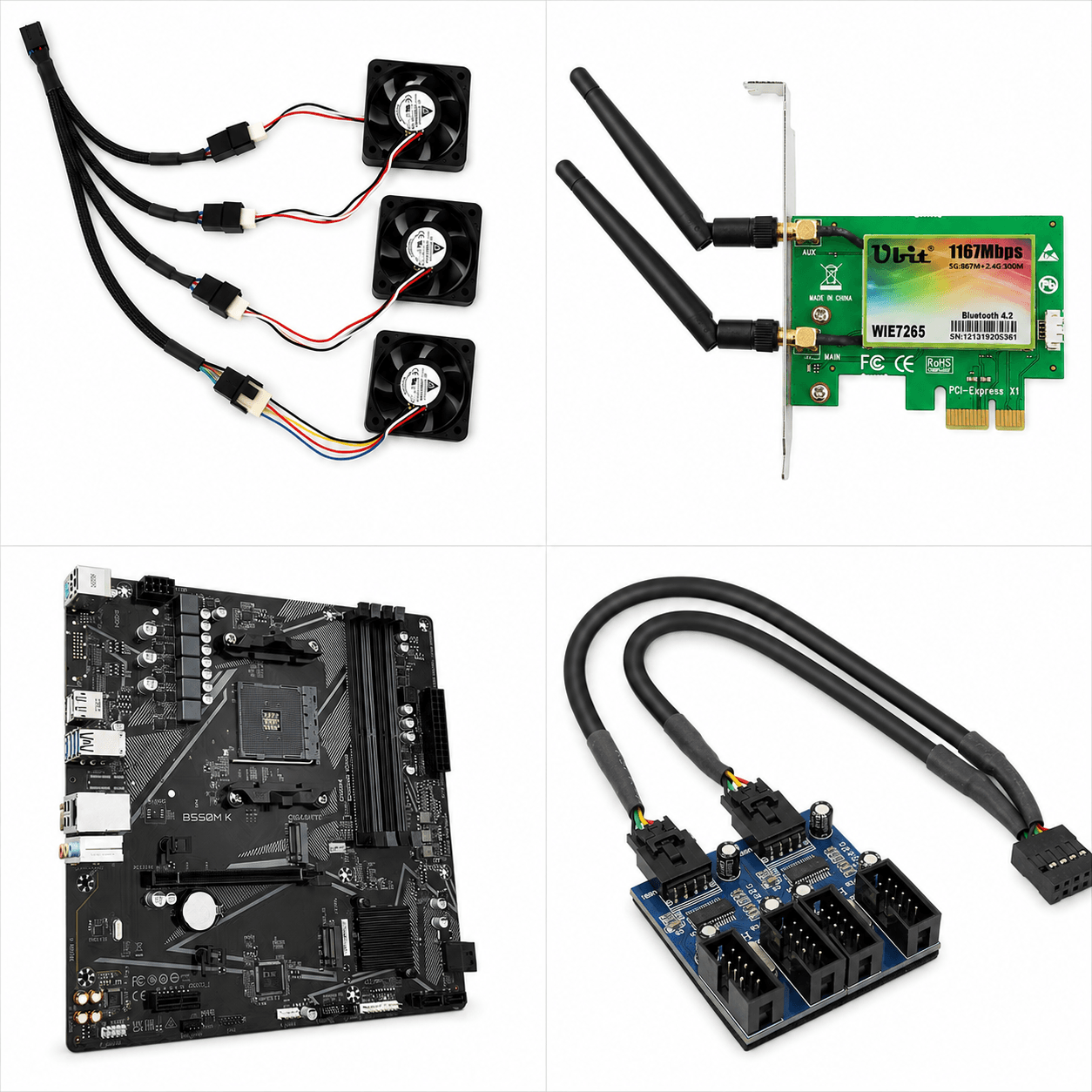 Parts Bundle for Fractal Case SN 2453FD47131001706 BRAND NEW SOLD AS REFURBISHED