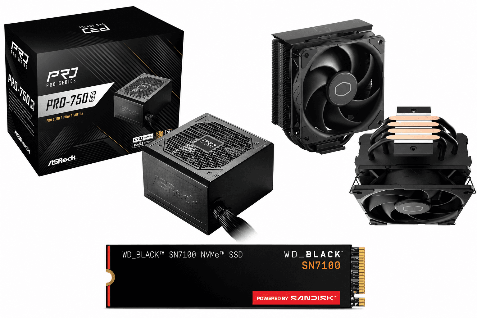 Parts and Software Bundle for darkFlash PC Case BRAND NEW SOLD AS REFURBISHED