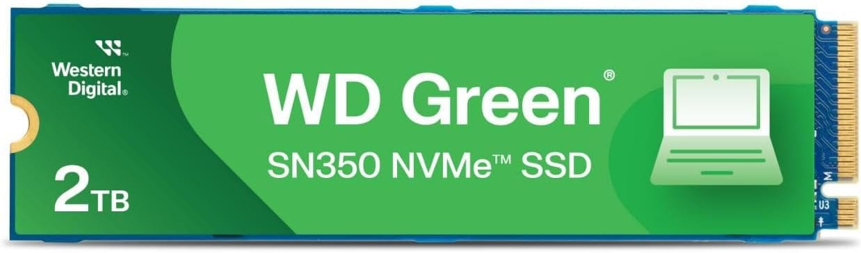 Western Digital 2TB WD Green SN350 NVMe Internal SSD BRAND NEW SOLD AS REFURBISHED