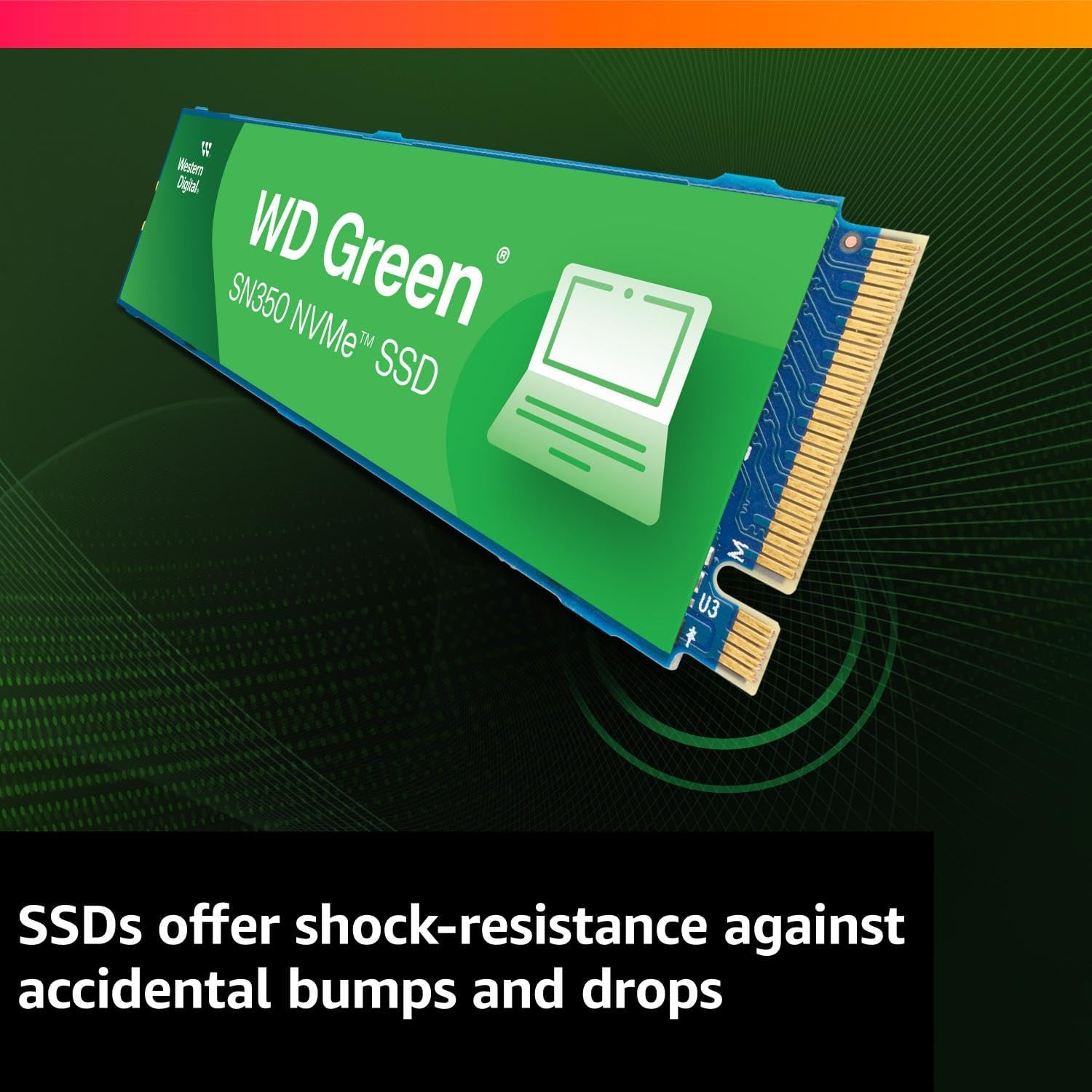 Western Digital 2TB WD Green SN350 NVMe Internal SSD BRAND NEW SOLD AS REFURBISHED - Image 2