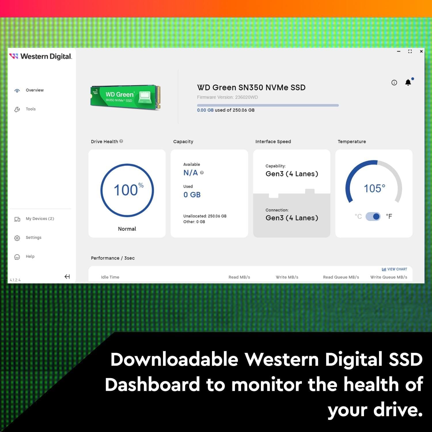 Western Digital 2TB WD Green SN350 NVMe Internal SSD BRAND NEW SOLD AS REFURBISHED - Image 4